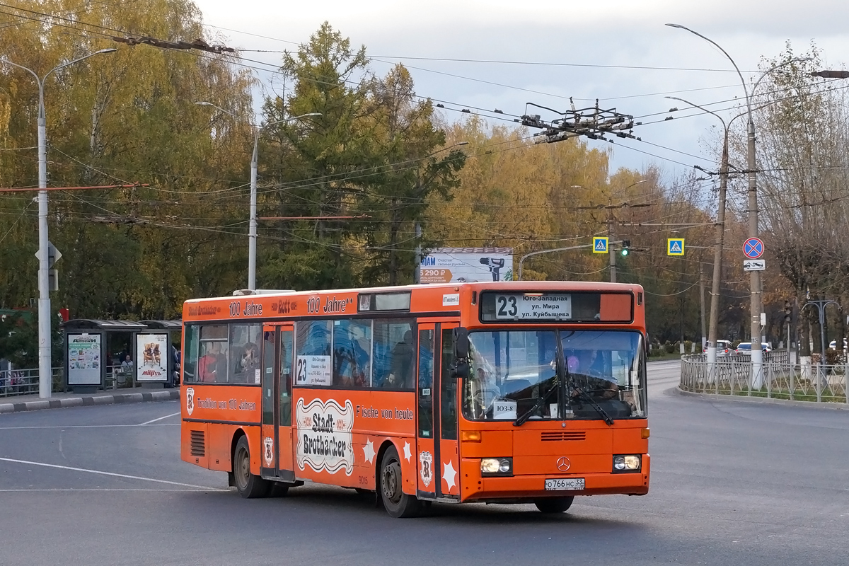 Vlagyimiri terület, Mercedes-Benz O405 sz.: О 766 НС 33