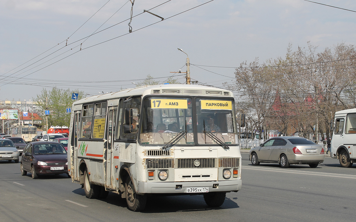 Челябинская область, ПАЗ-32054 № В 395 ХК 174