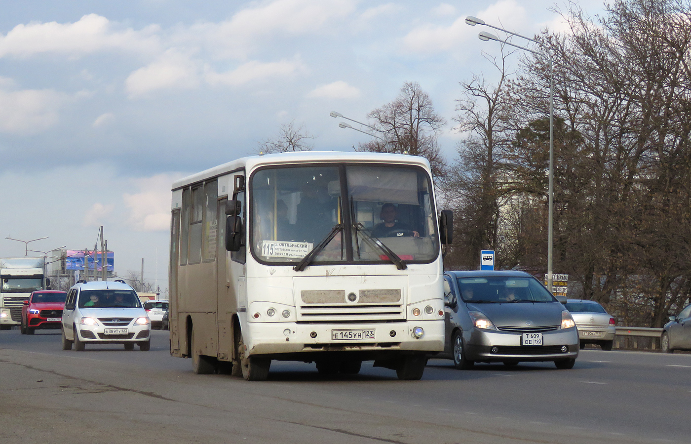 Краснодарский край, ПАЗ-320302-08 № Е 145 УН 123