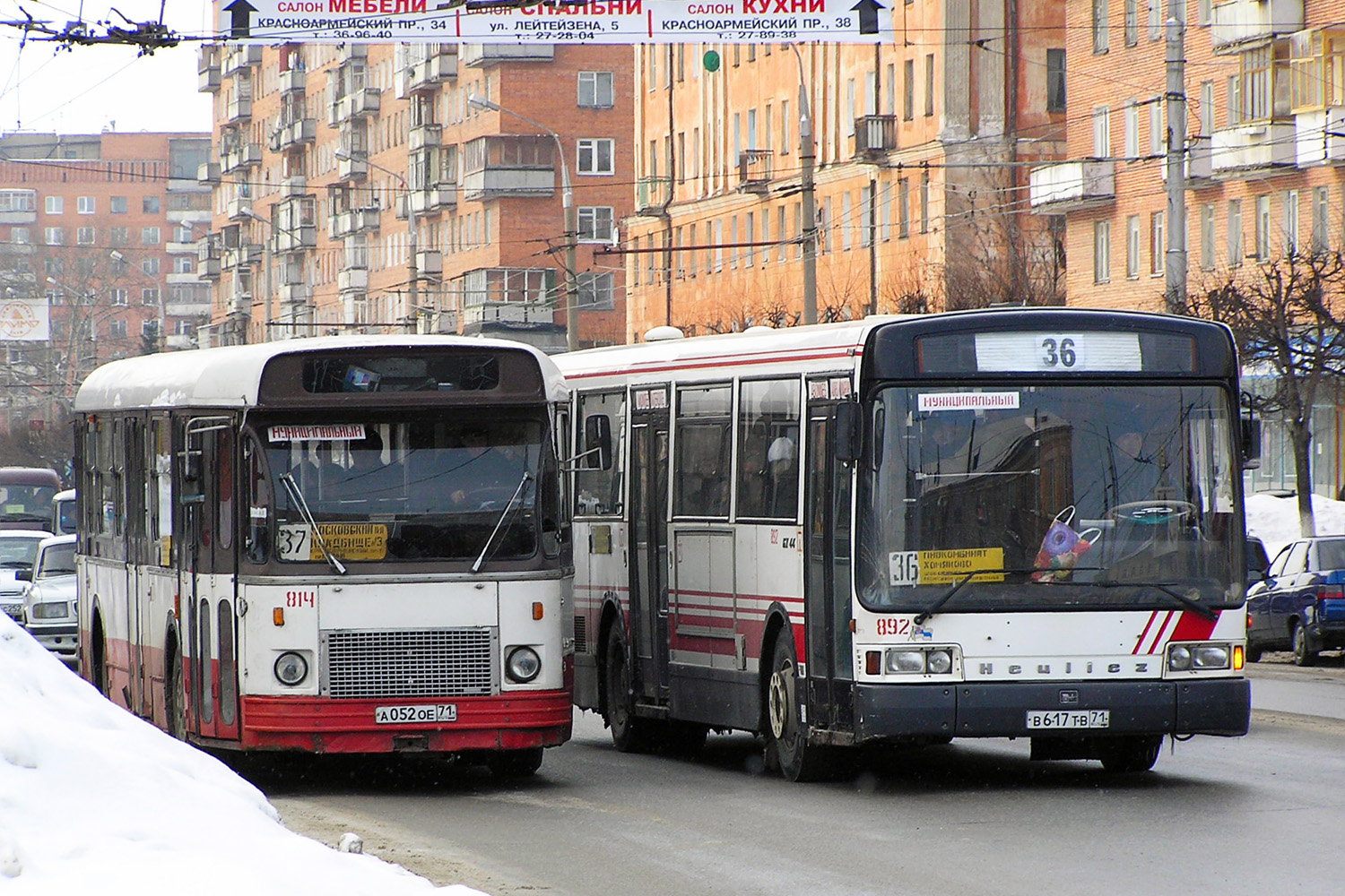 Тульская область, Renault SC10UO.444D № 814; Тульская область, Heuliez GX44 № 892
