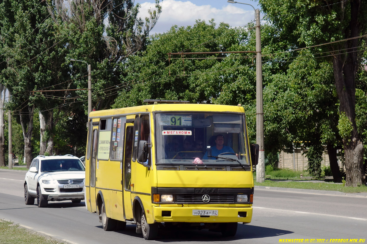 Республика Крым, БАЗ-А079.14 "Подснежник" № Н 023 АТ 82