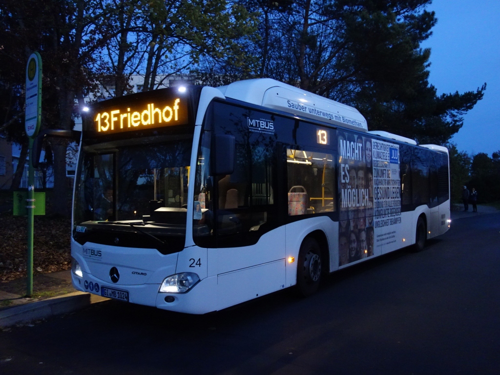 Гессен, Mercedes-Benz Citaro C2 NGT hybrid № 24