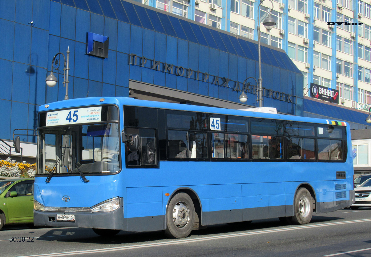 Primorskiy region, Daewoo New BS106 # Н 409 НУ 27