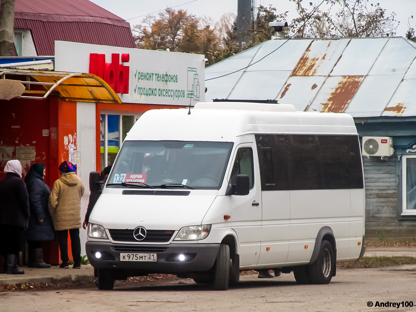 Чувашия, Луидор-223237 (MB Sprinter Classic) № К 975 МТ 21