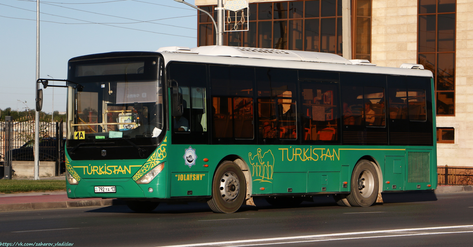 Туркестанская область, Zhong Tong LCK6950HG № 792 YA 13