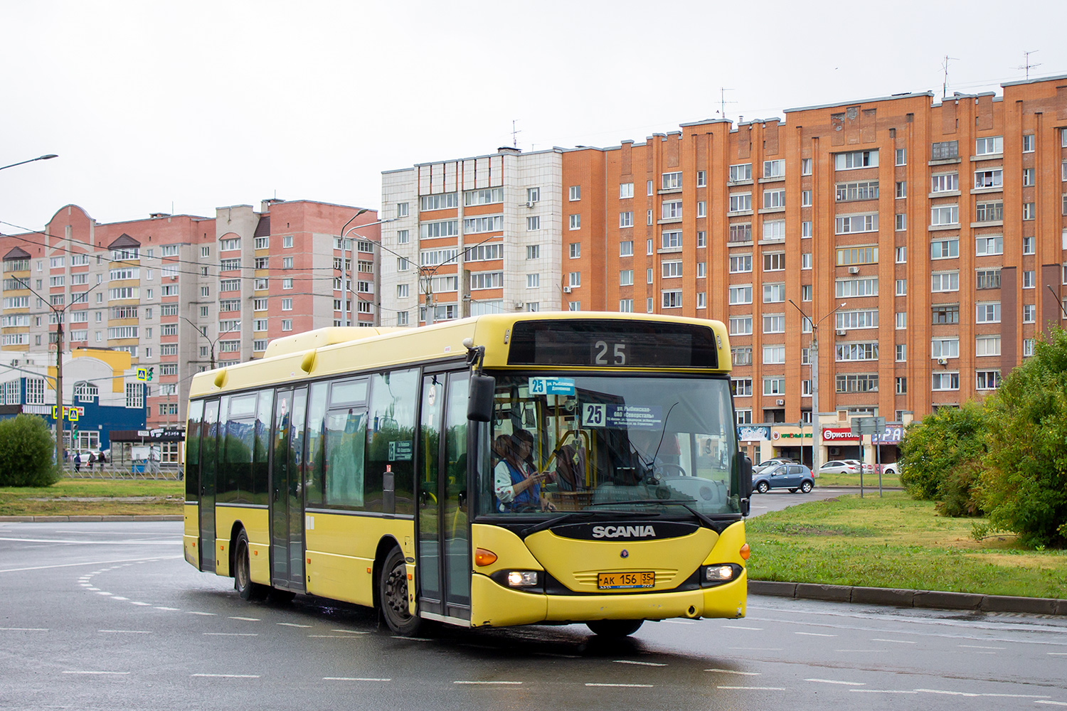 Вологодская область, Scania OmniLink I (Скания-Питер) № АК 156 35