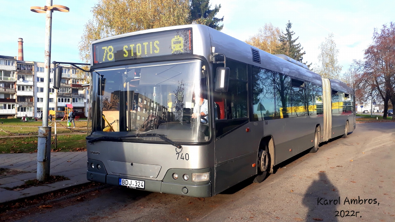 Литва, Volvo 7700A № 740