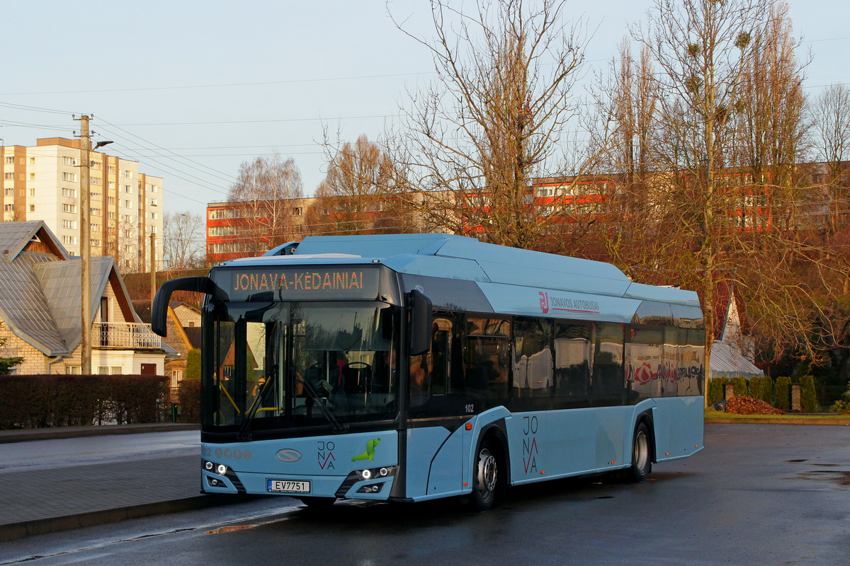 Lietuva, Solaris Urbino IV 12 electric № 102