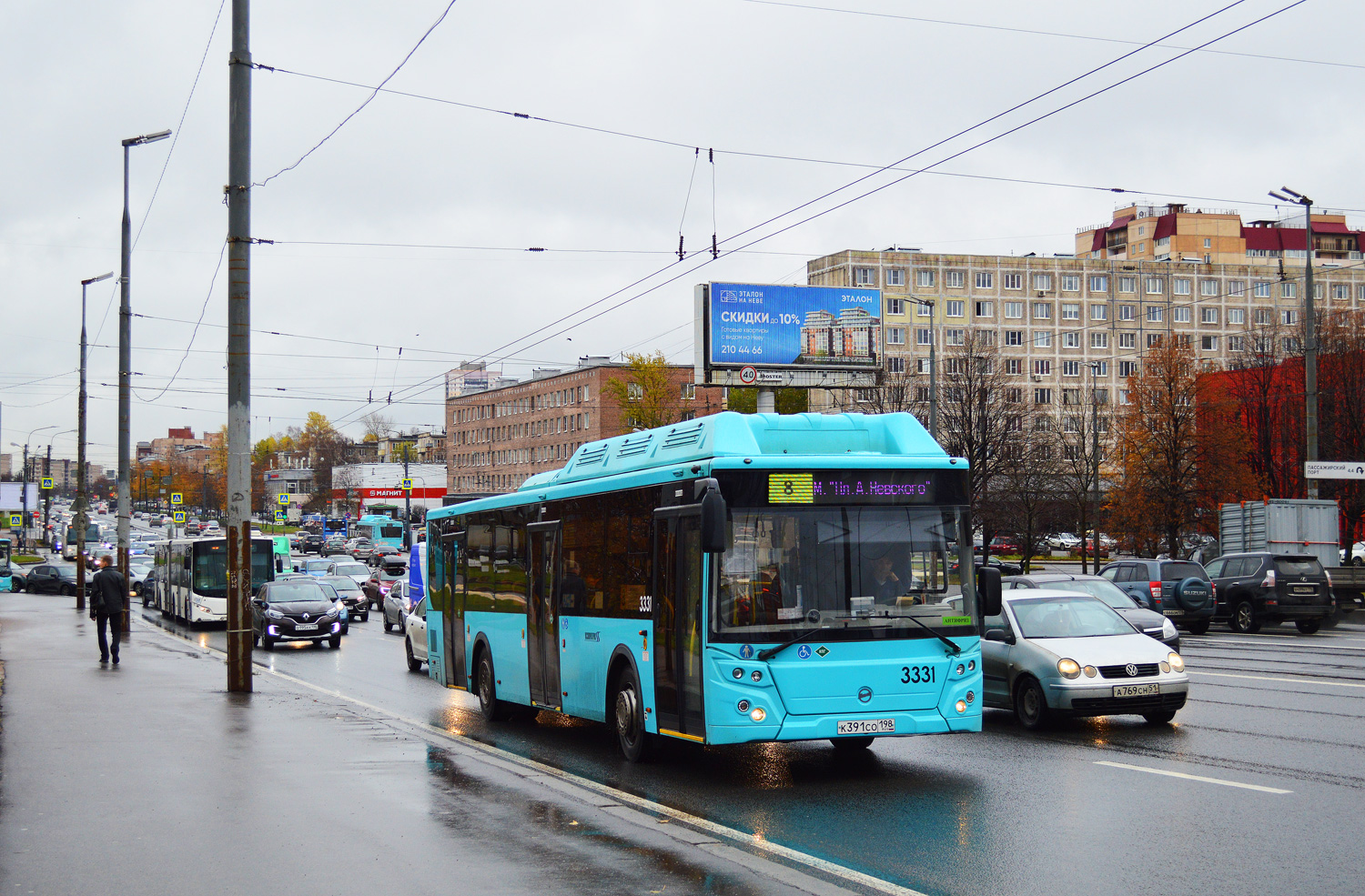 Санкт-Петербург, ЛиАЗ-5292.67 (CNG) № 3331