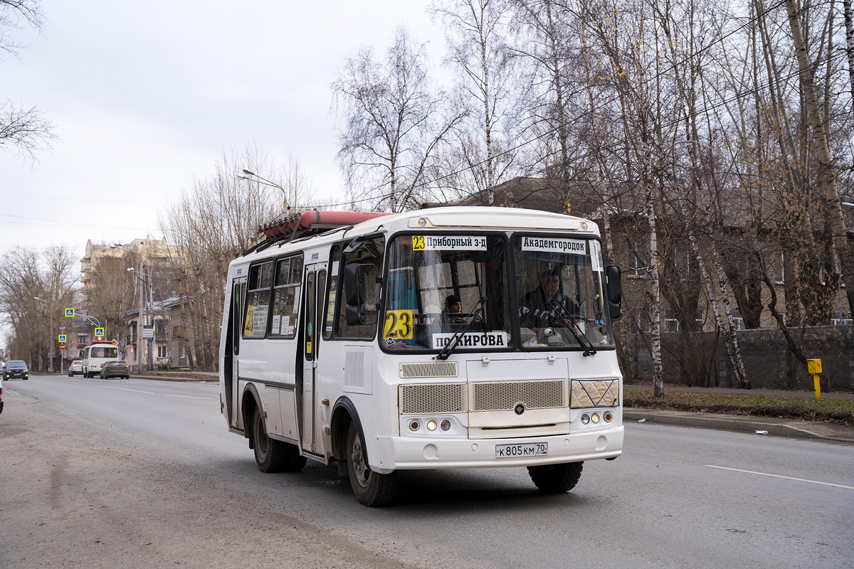 Томская область, ПАЗ-32054 № К 805 КМ 70