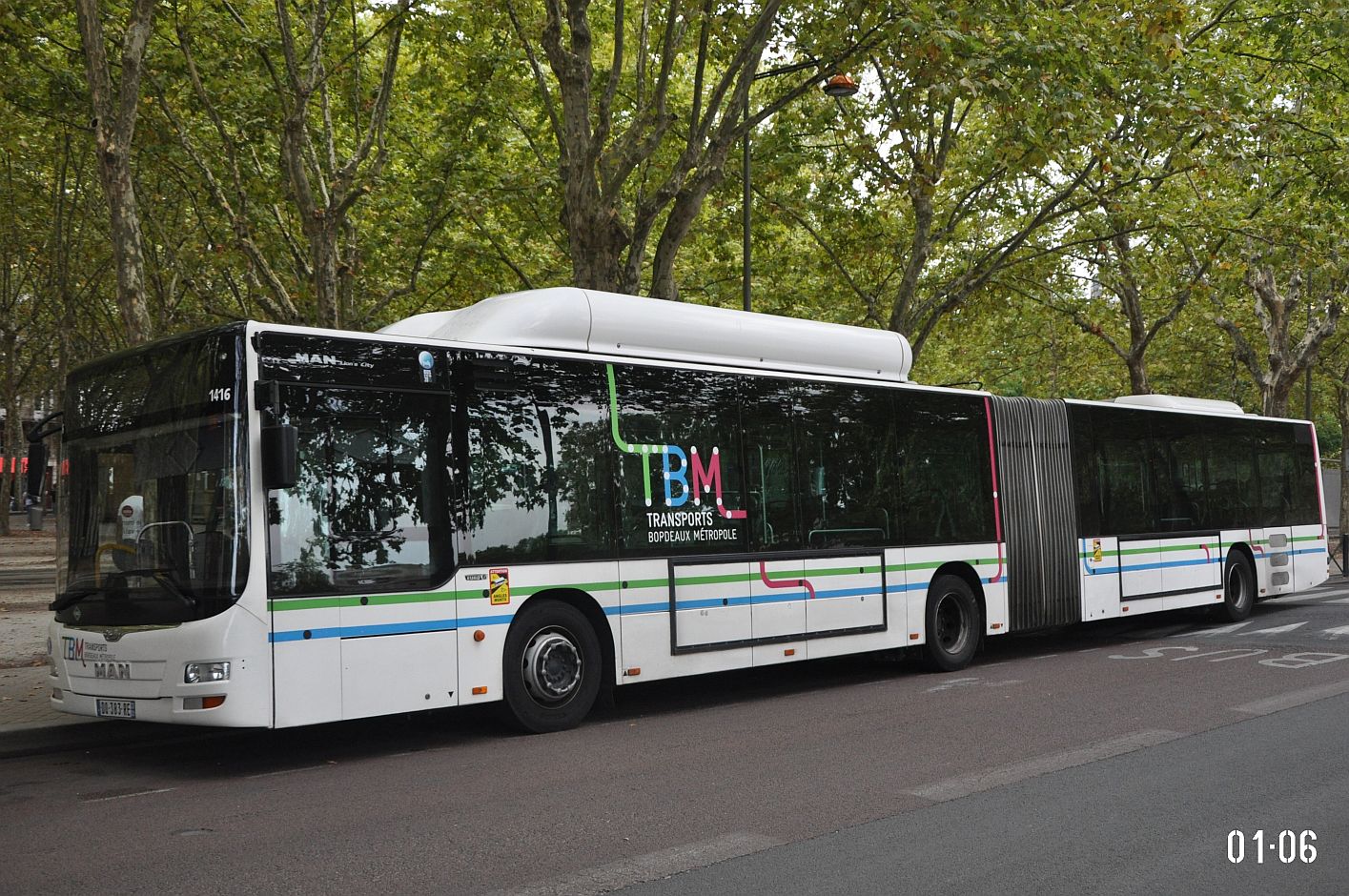 Γαλλία, MAN A23 Lion's City G NG313 CNG # 1416