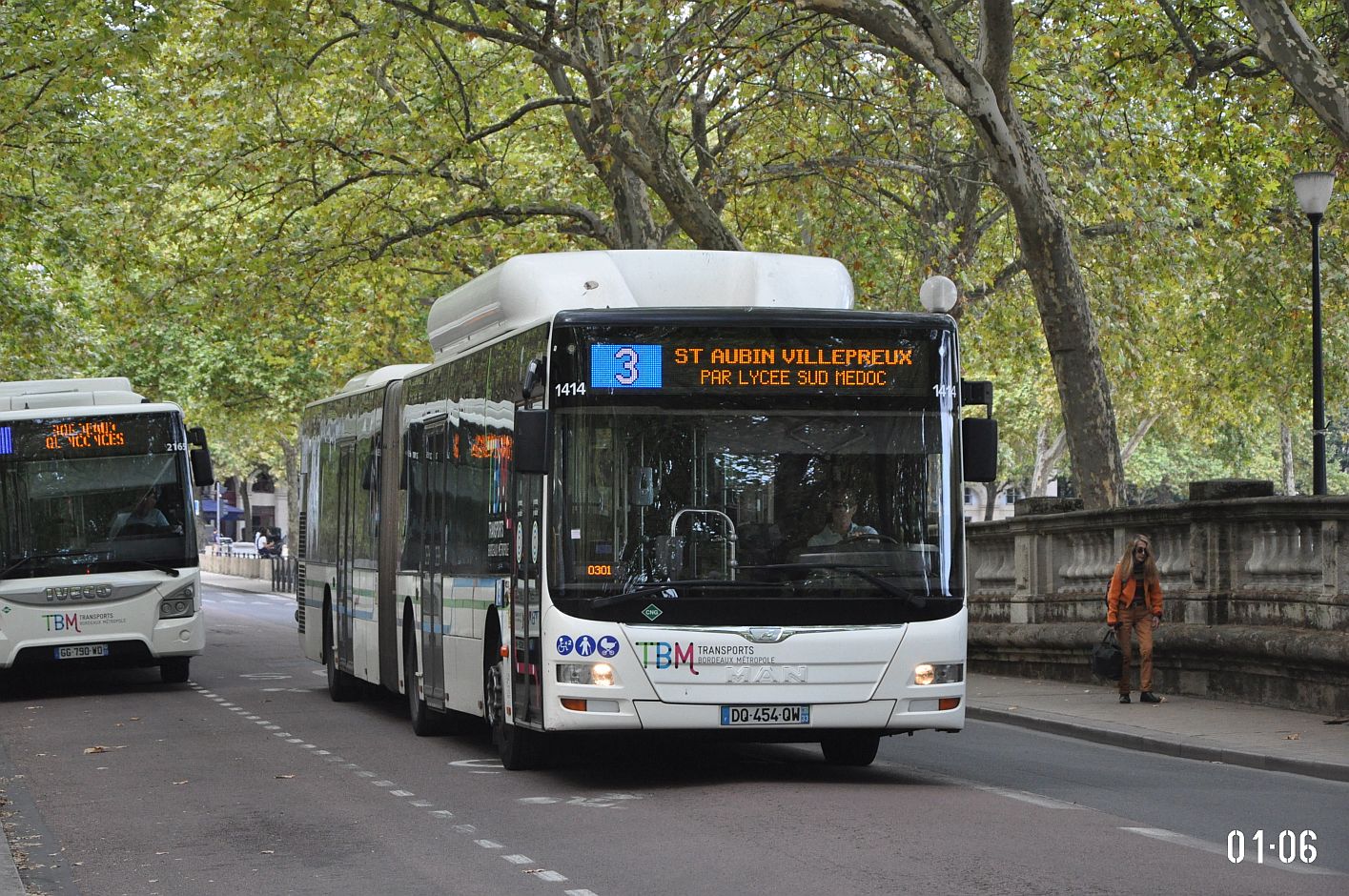 Франция, MAN A23 Lion's City G NG313 CNG № 1414