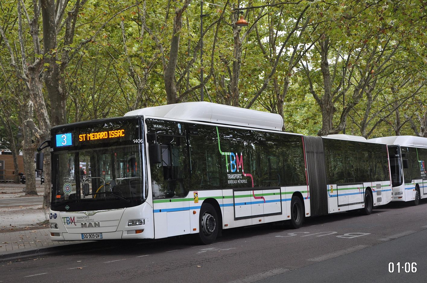 Франция, MAN A23 Lion's City G NG313 CNG № 1406
