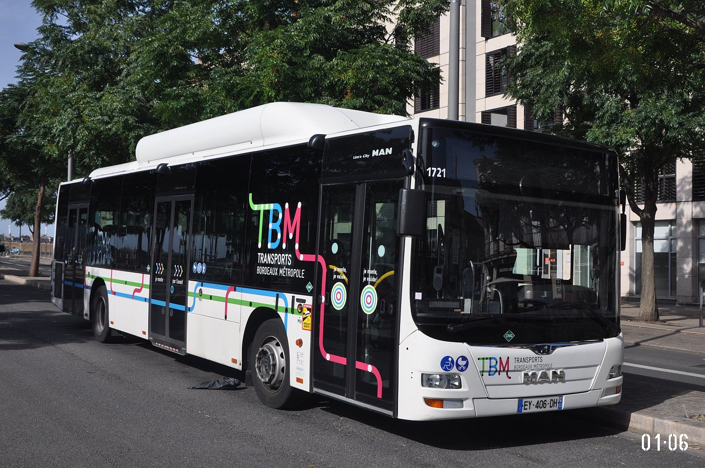 Франция, MAN A21 Lion's City NL273 CNG № 1721