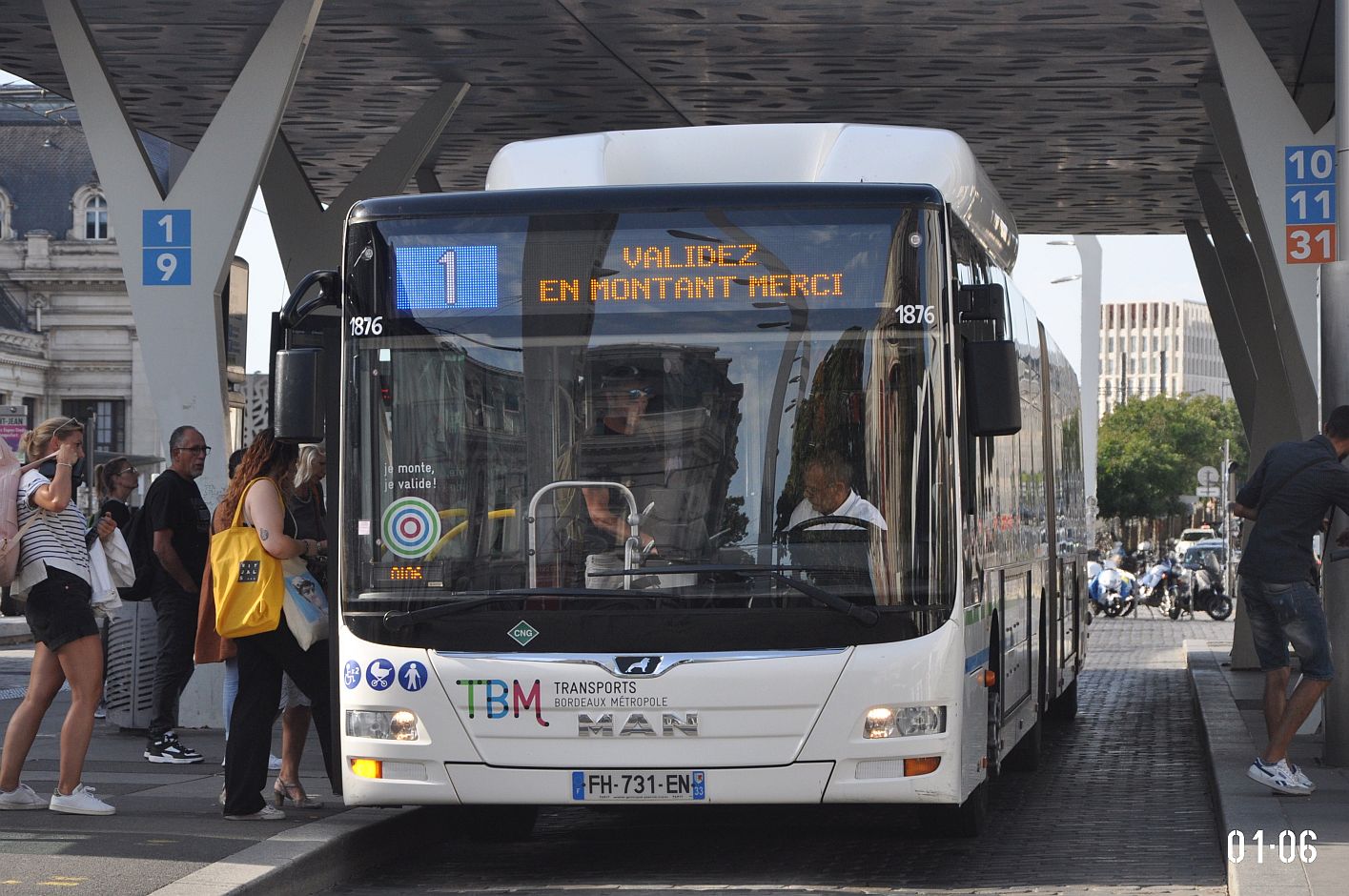 Франция, MAN A23 Lion's City G NG313 CNG № 1876