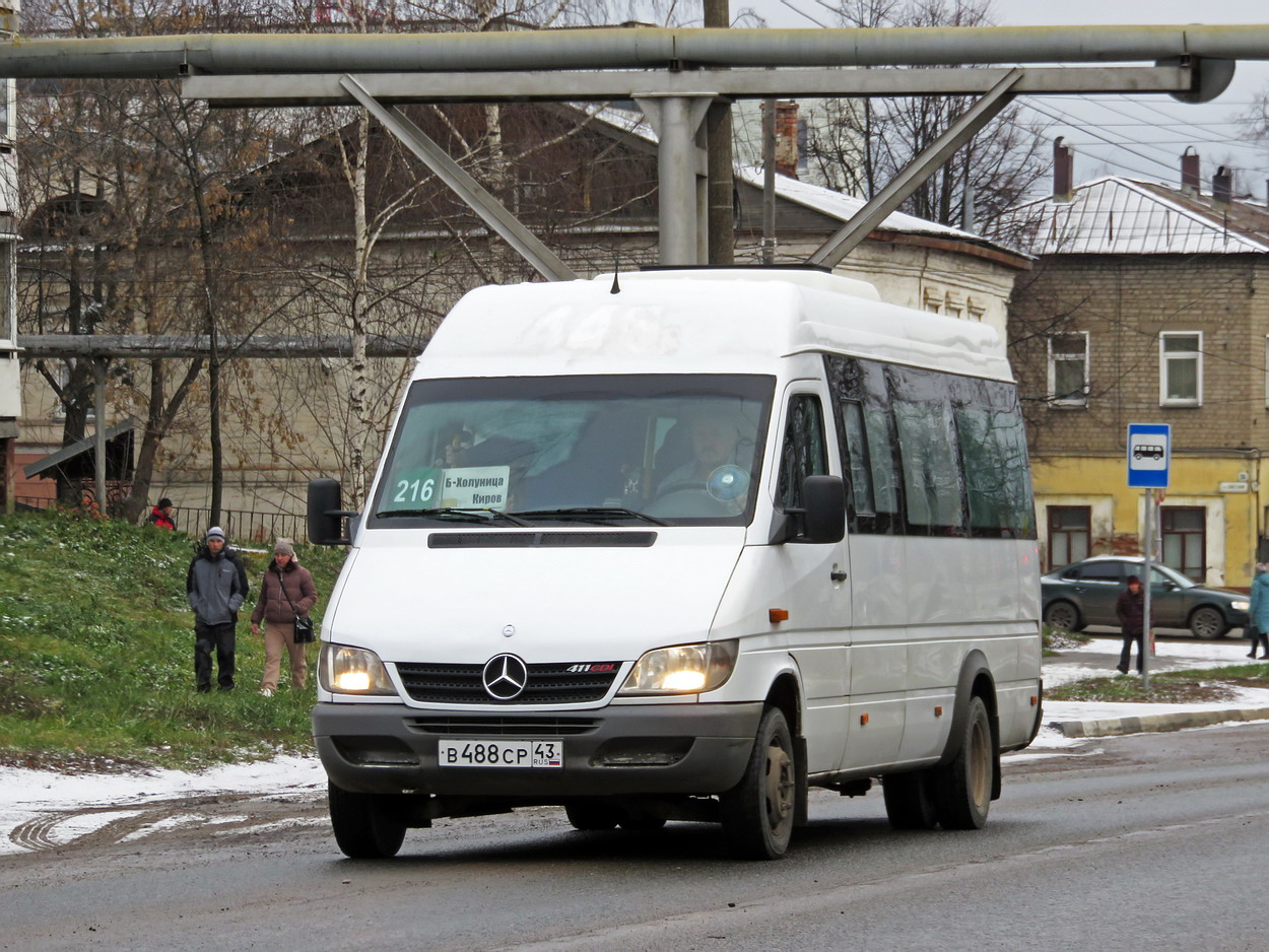 Кировская область, Луидор-223206 (MB Sprinter Classic) № В 488 СР 43