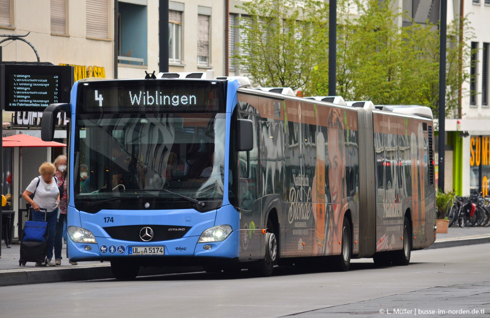 Баден-Вюртемберг, Mercedes-Benz Citaro C2 G hybrid № 174