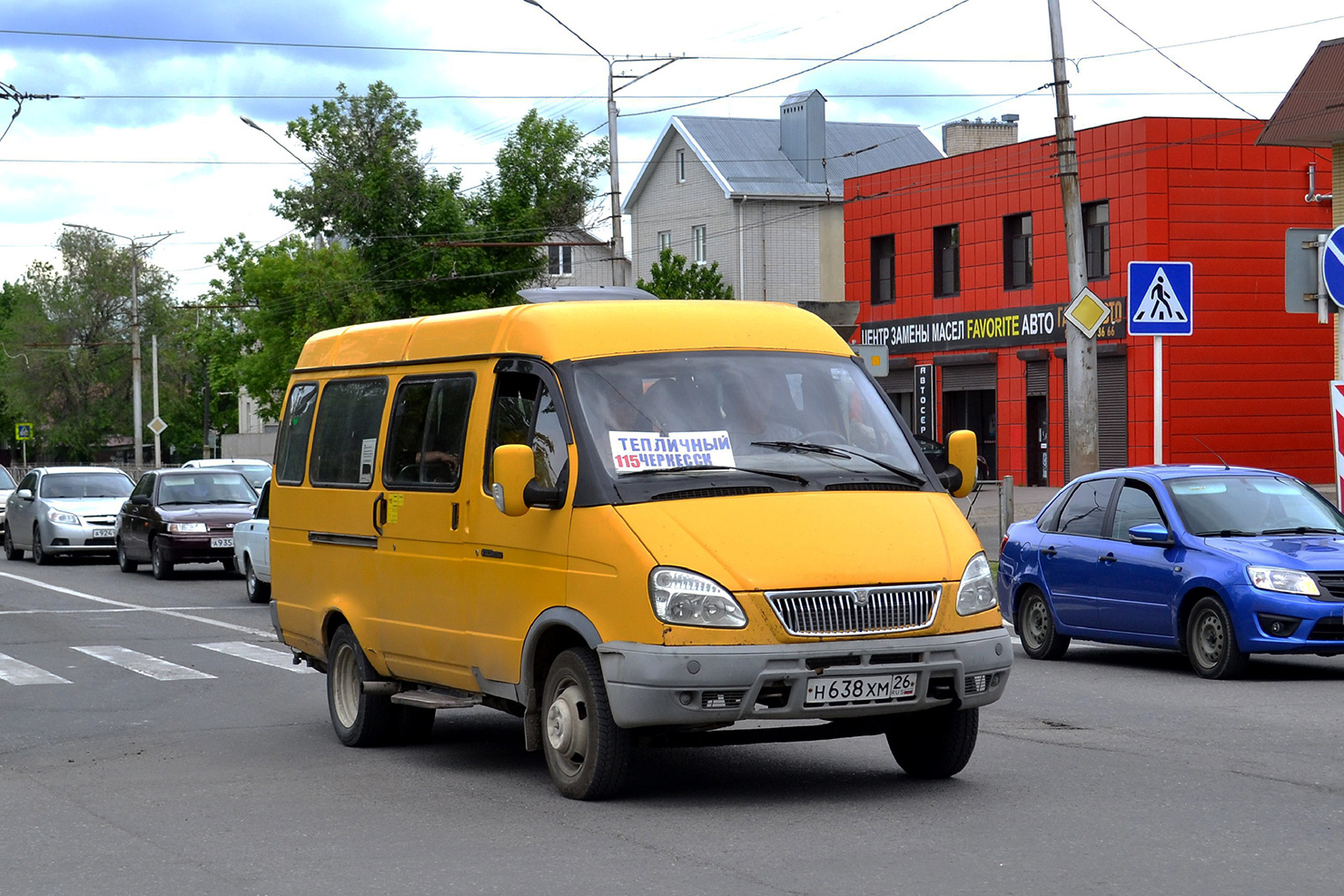 Карачаево-Черкесия, ГАЗ-322132 (XTH, X96) № Н 638 ХМ 26