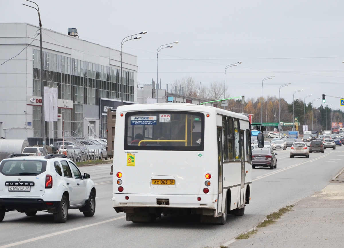 Татарстан, ПАЗ-320302-12 "Вектор" № АС 063 16