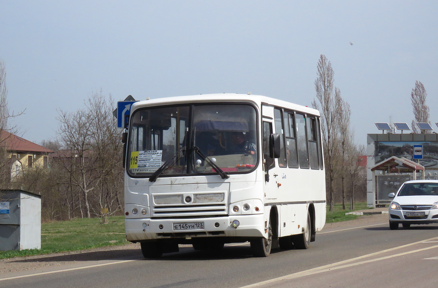 Krasnodar region, PAZ-320302-08 č. Е 145 УН 123