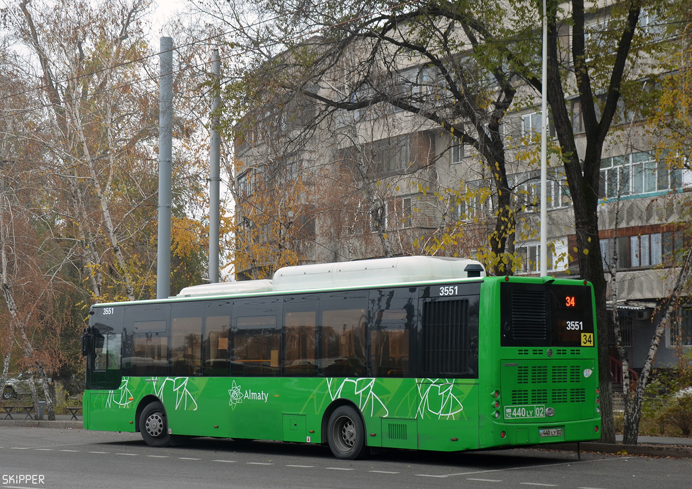 Алматы, Golden Dragon XML6125CN (Hyundai Trans Auto) № 3551