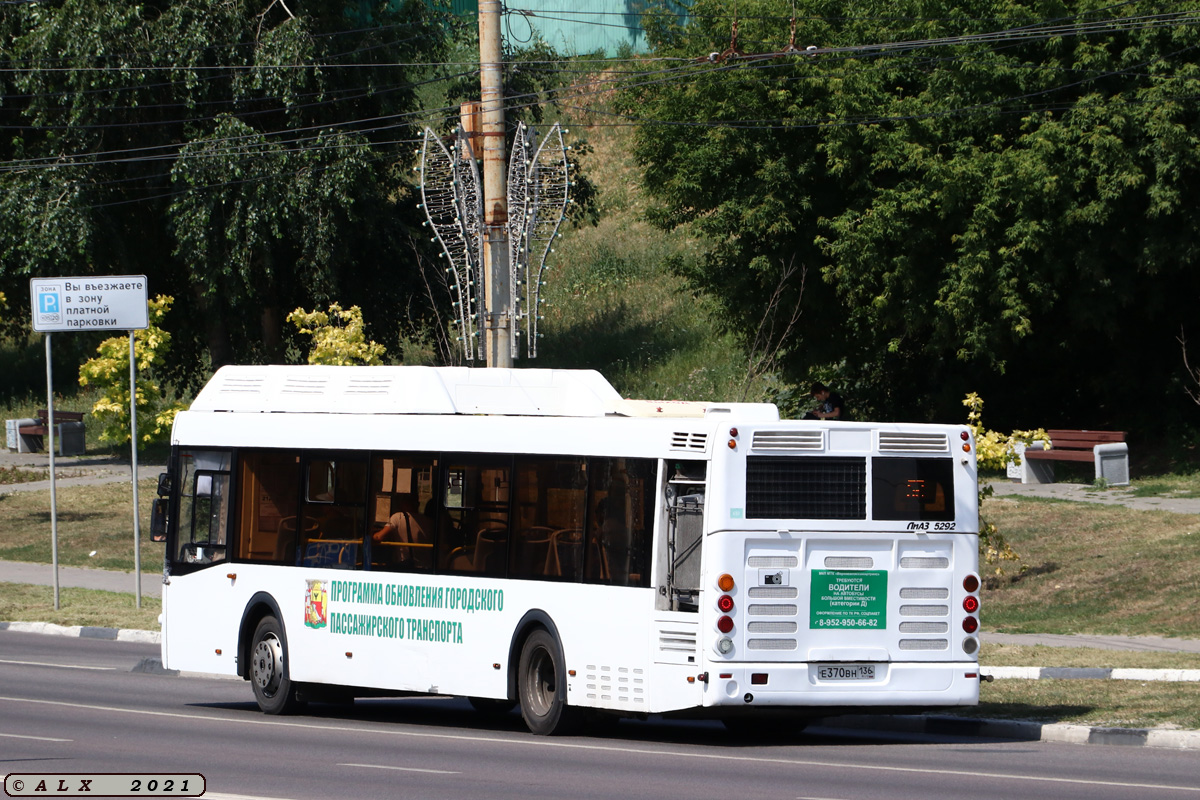 Воронежская область, ЛиАЗ-5292.67 (CNG) № Е 370 ВН 136