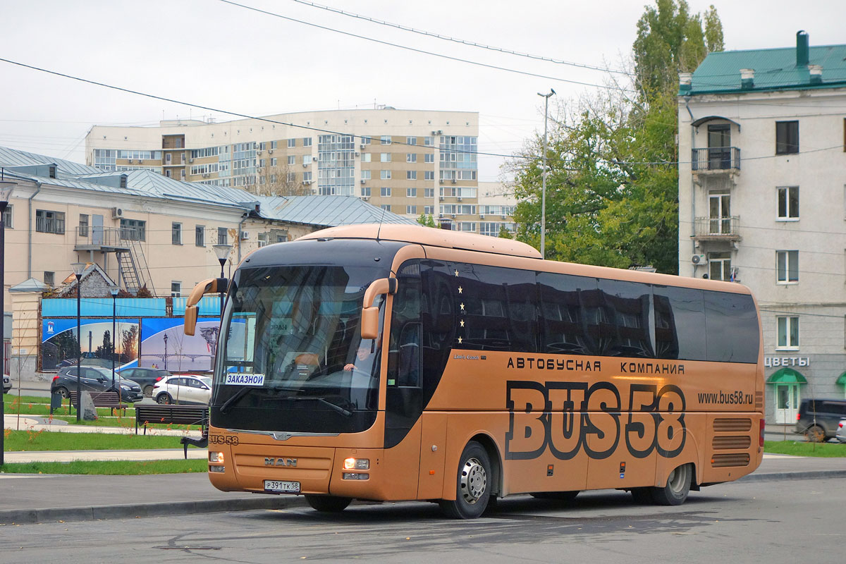 Пензенская область, MAN R07 Lion's Coach RHC444 № Р 391 ТК 58