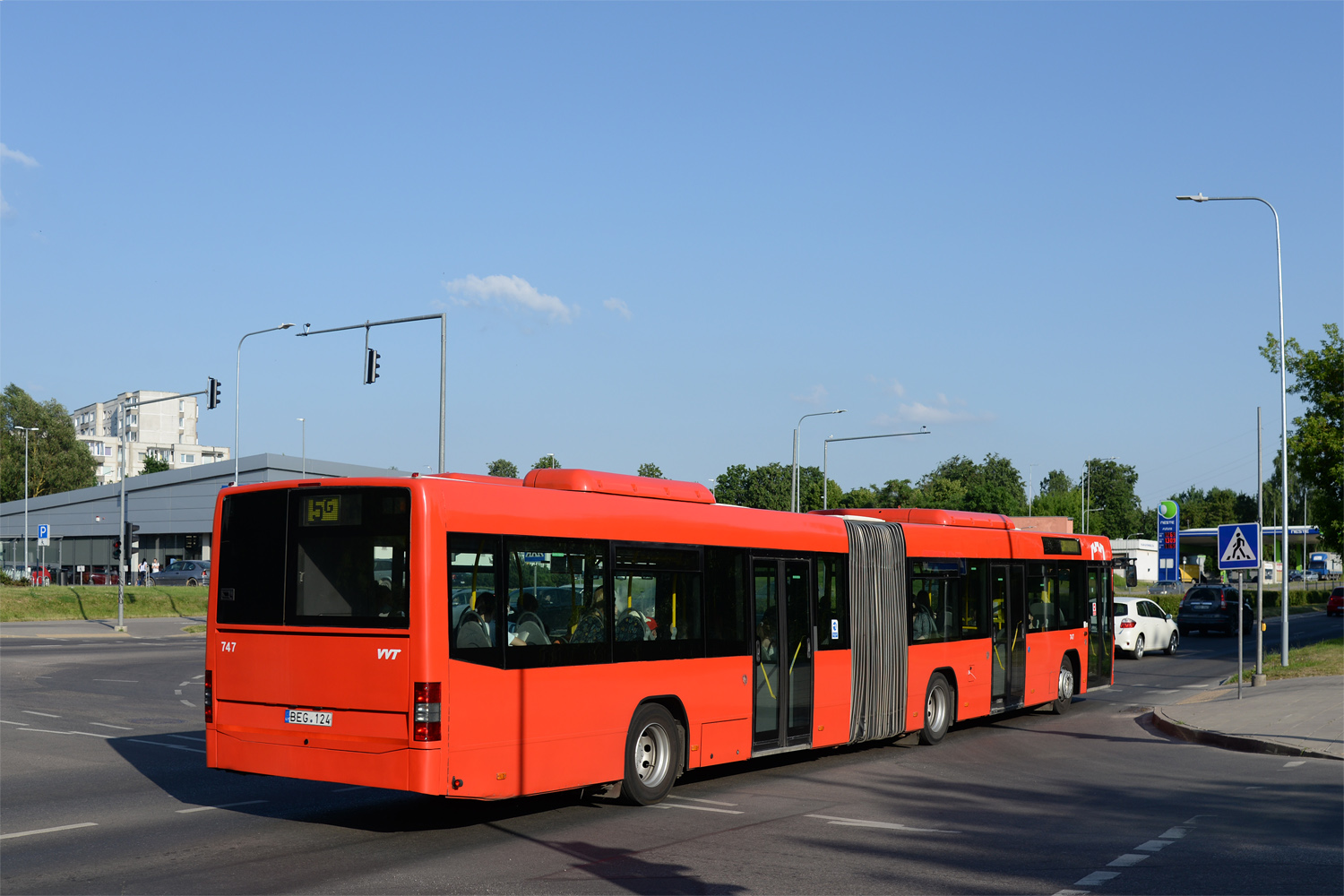 Литва, Volvo 7700A № 747