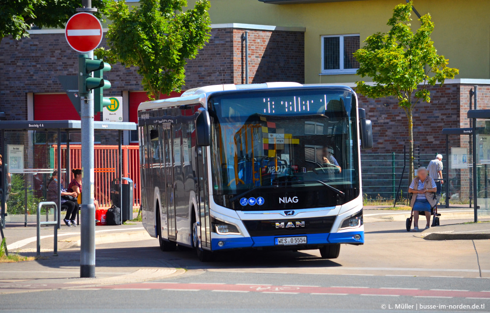 Северный Рейн-Вестфалия, MAN 12C Lion's City 12 NL280 EfficientHybrid № 5554