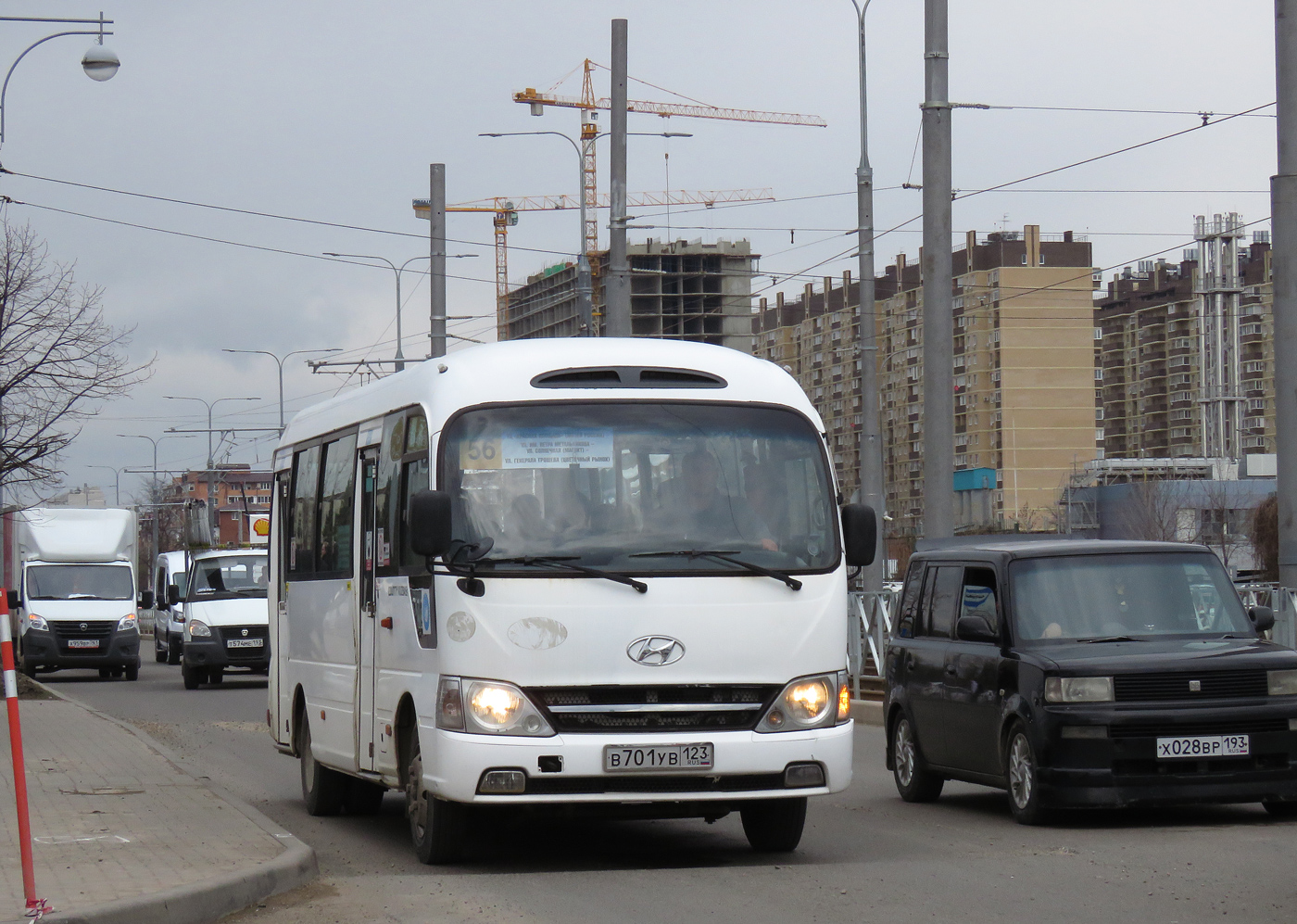 Краснодарский край, Hyundai County Kuzbass № В 701 УВ 123