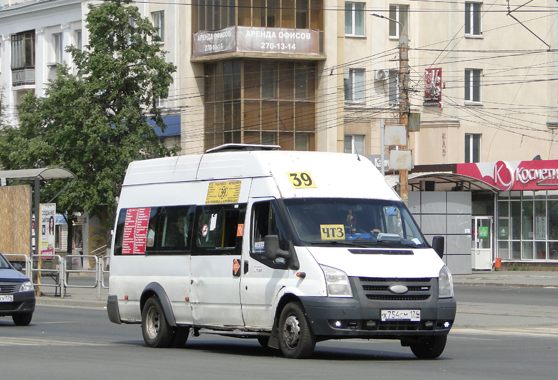 Челябинская область, Нижегородец-222702 (Ford Transit) № Х 754 СМ 174