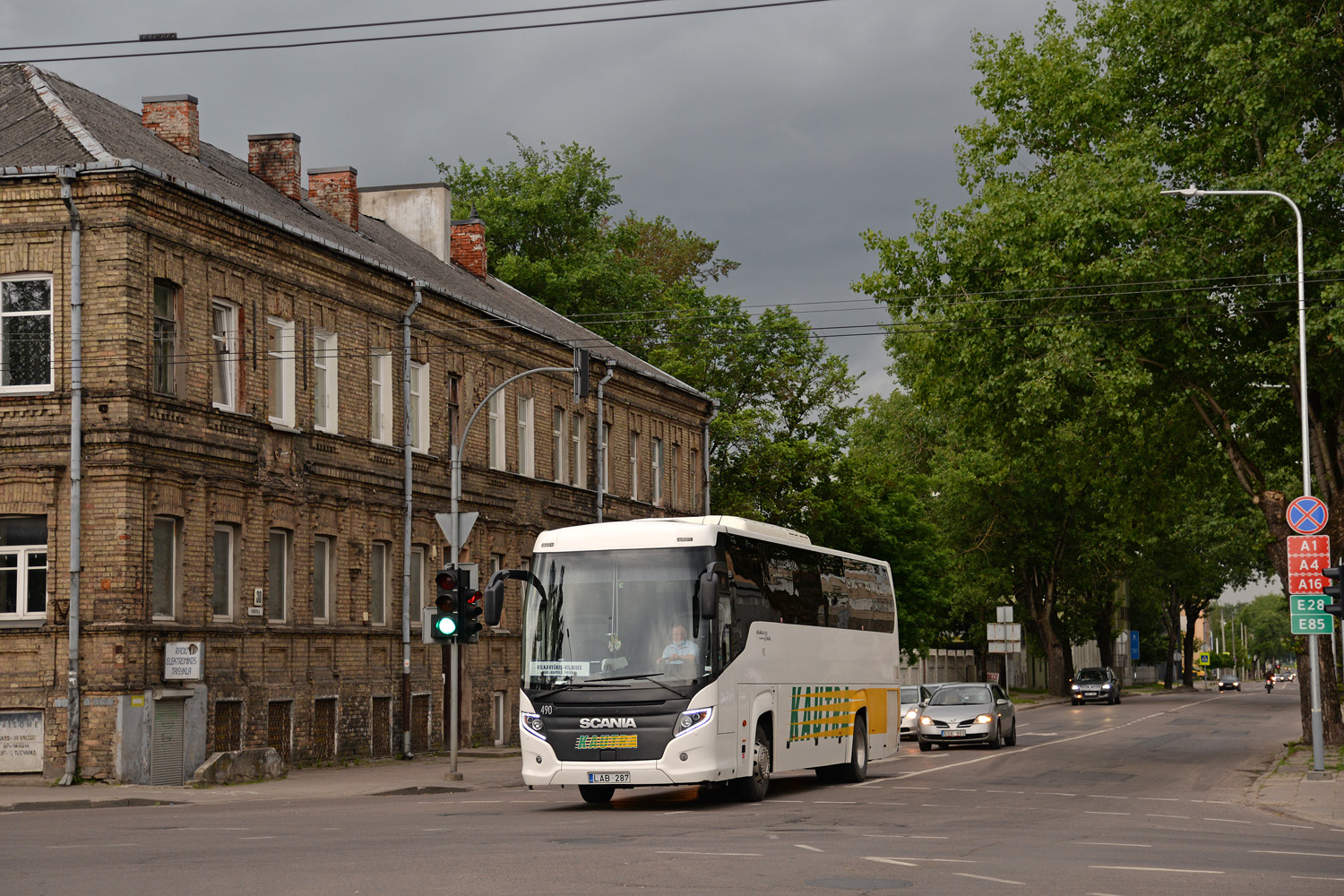 Литва, Scania Touring HD 12.0 № 490