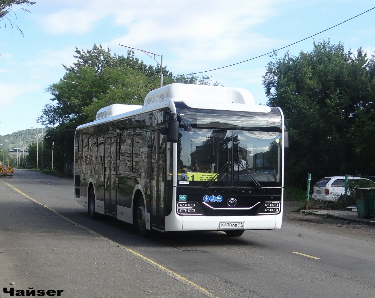 Камчатский край, Yutong ZK6116HG № 3184