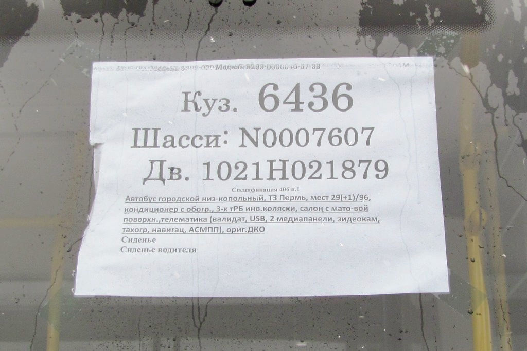 Пермский край, НефАЗ-5299-40-57 (CNG) № Н 348 ХР 159