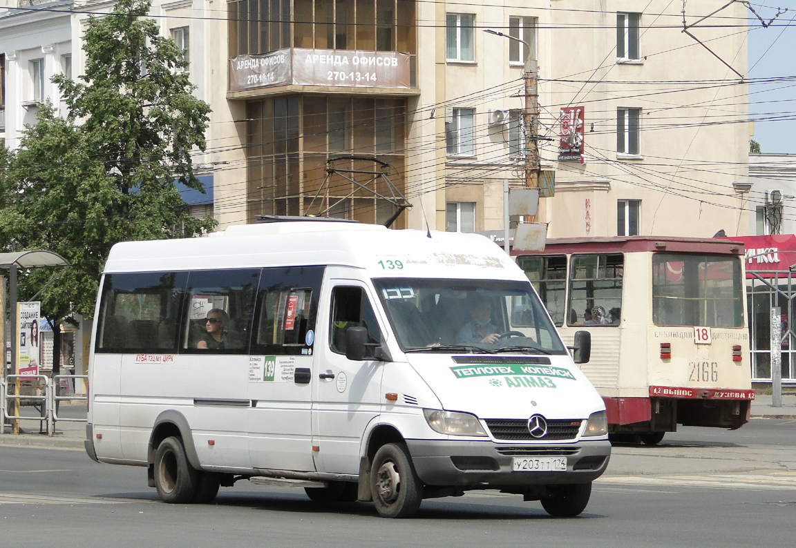 Челябинская область, Луидор-223237 (MB Sprinter Classic) № У 203 ТТ 174