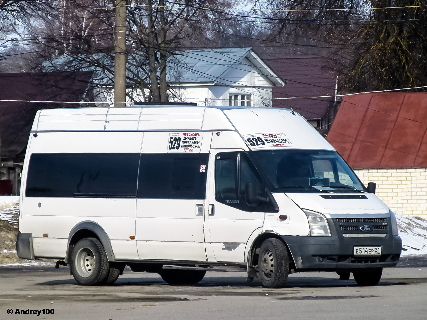 Чувашия, Нижегородец-222708  (Ford Transit) № Е 514 ЕР 21