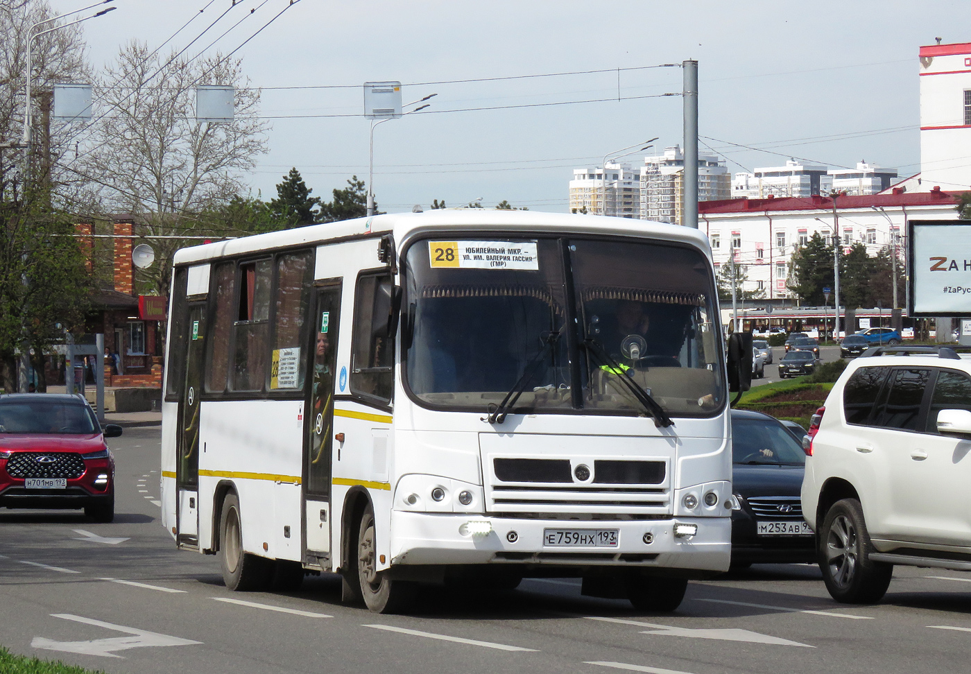 Краснодарский край, ПАЗ-320402-03 № Е 759 НХ 193