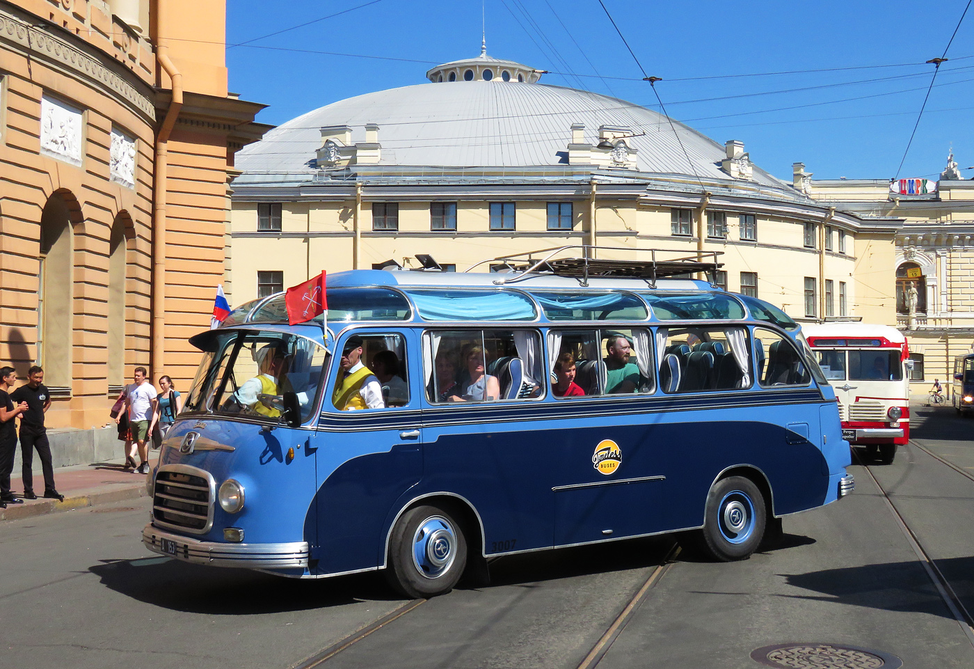 Эстония, Setra S6 № A 153; Санкт-Петербург — IV Петербургский парад ретро-транспорта 26 мая 2018 г.