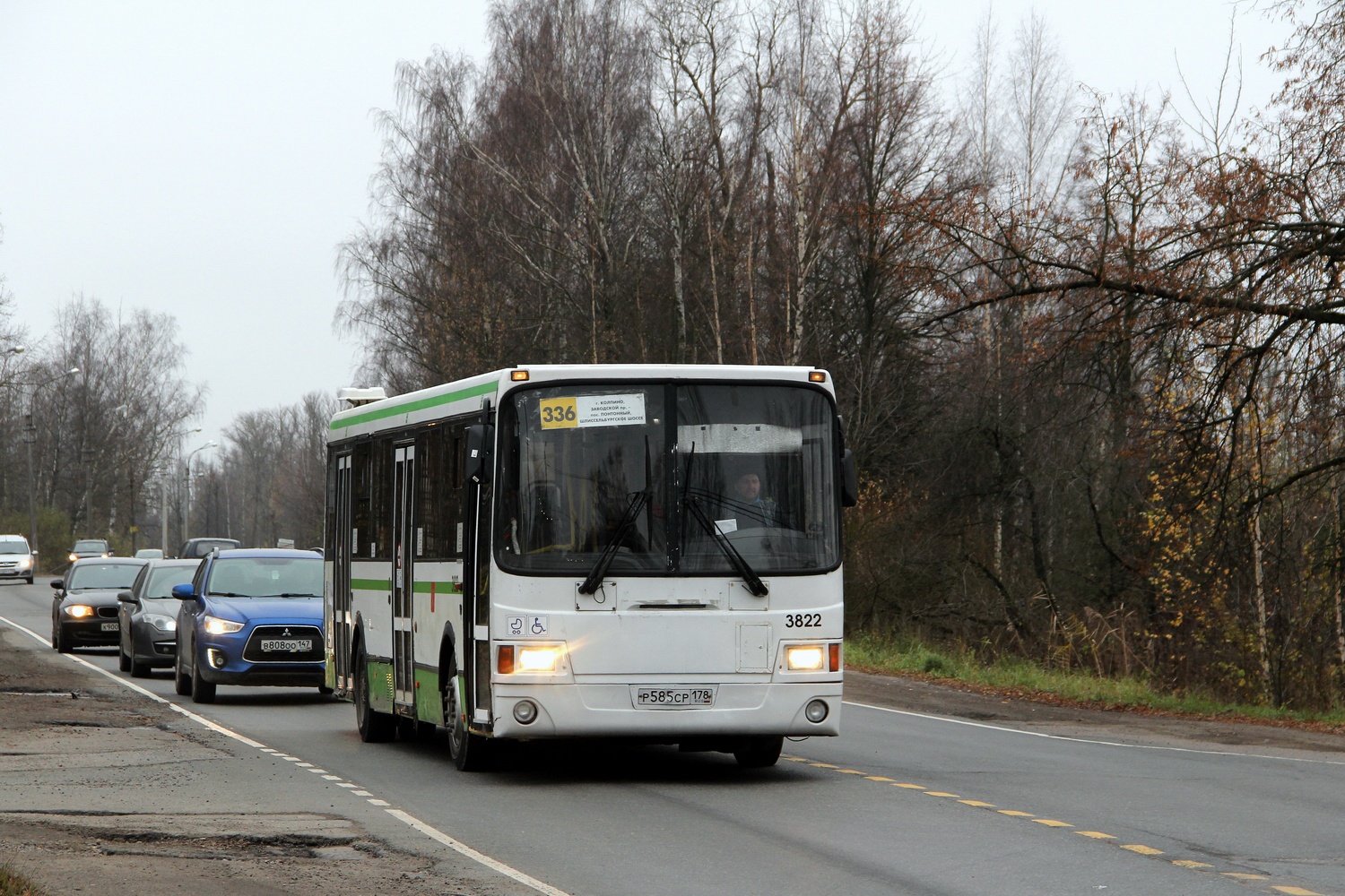 Санкт-Петербург, ЛиАЗ-5293.60 № 3822