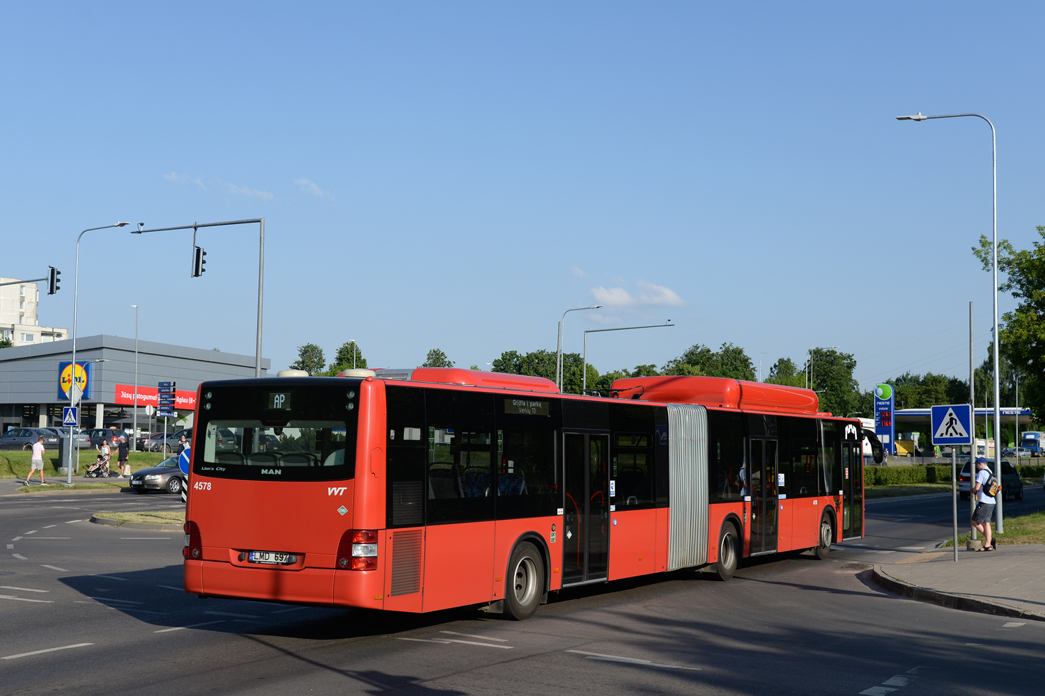 Літва, MAN A23 Lion's City G NG313 CNG № 4578