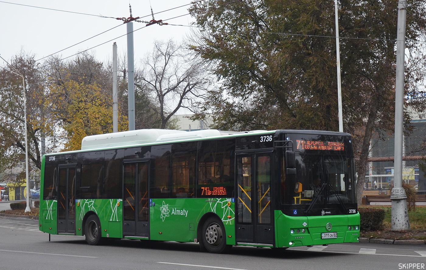Almaty, Golden Dragon XML6125CN (Hyundai Trans Auto) Nr. 3736