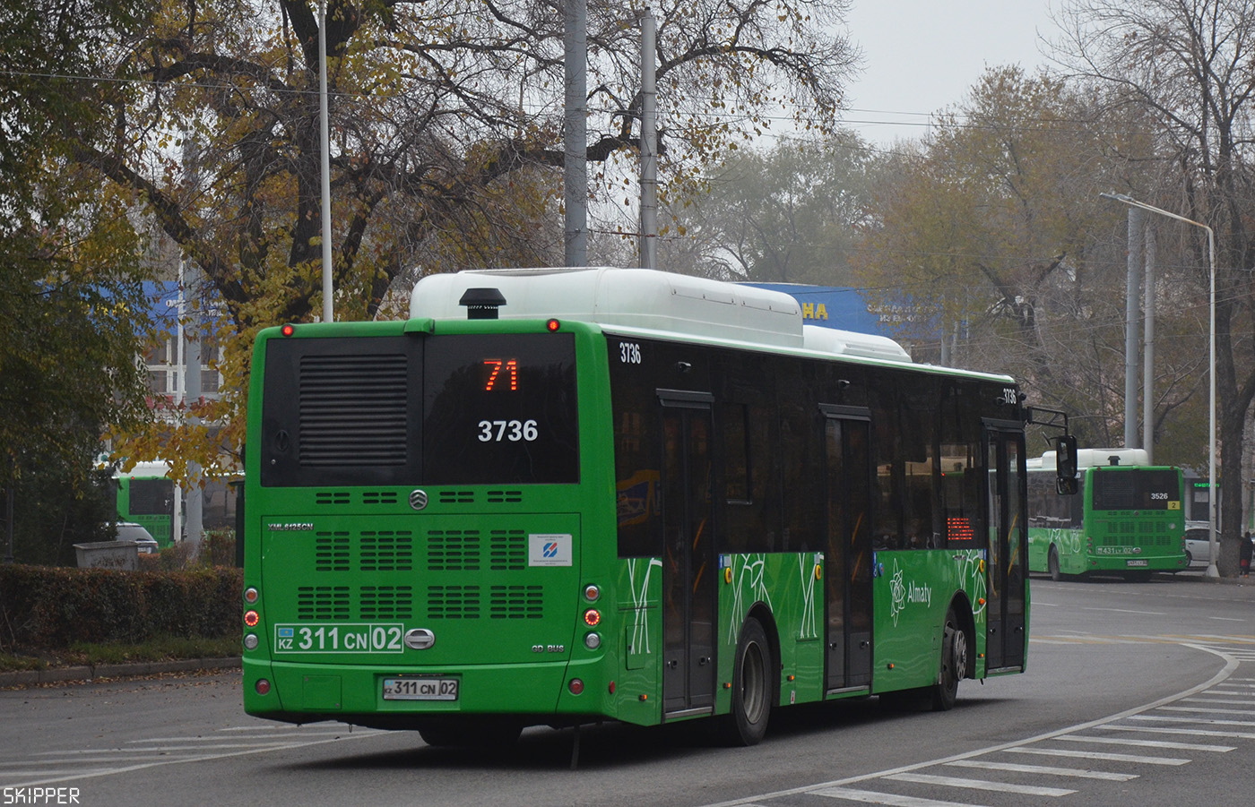 Алматы, Golden Dragon XML6125CN (Hyundai Trans Auto) № 3736