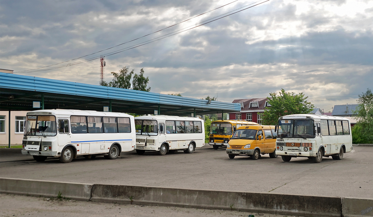 Nizhegorodskaya region, PAZ-32053 č. М 525 УО 152; Nizhegorodskaya region, PAZ-32053-07 č. Е 533 ВК 152; Nizhegorodskaya region — Bus stations, End Stations