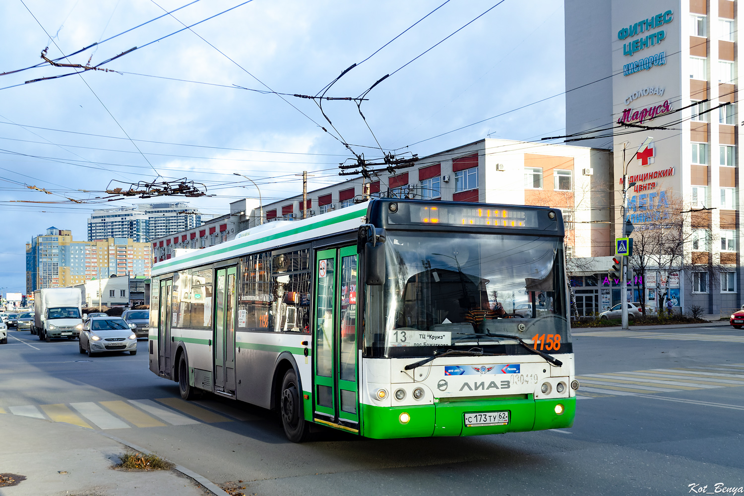 Ryazanská oblast, LiAZ-5292.22 (2-2-2) č. 1158