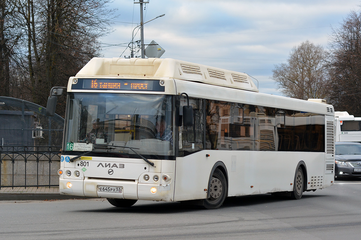 Новгородская область, ЛиАЗ-5292.67 (CNG) № 801