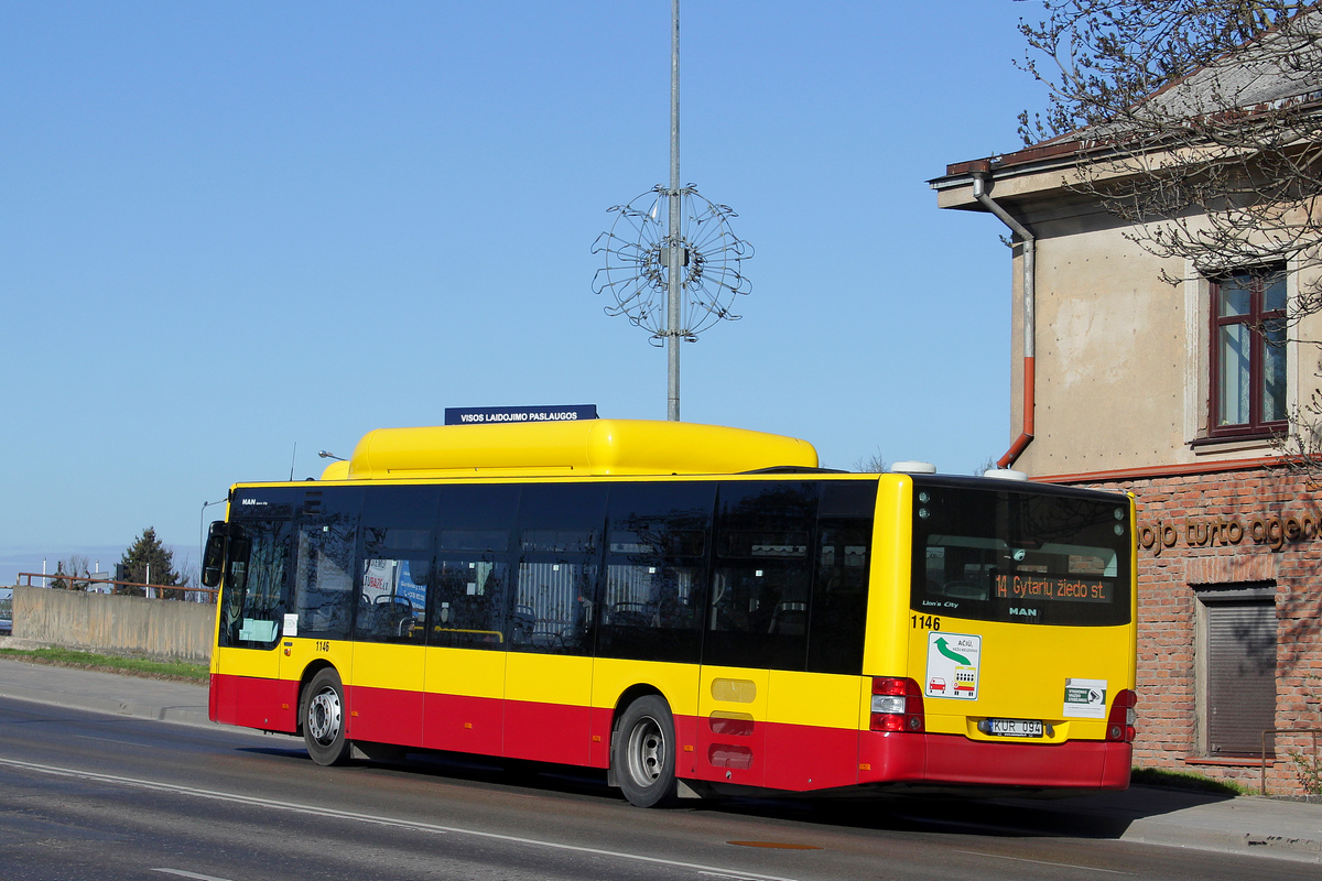 Литва, MAN A21 Lion's City NL273 CNG № 1146