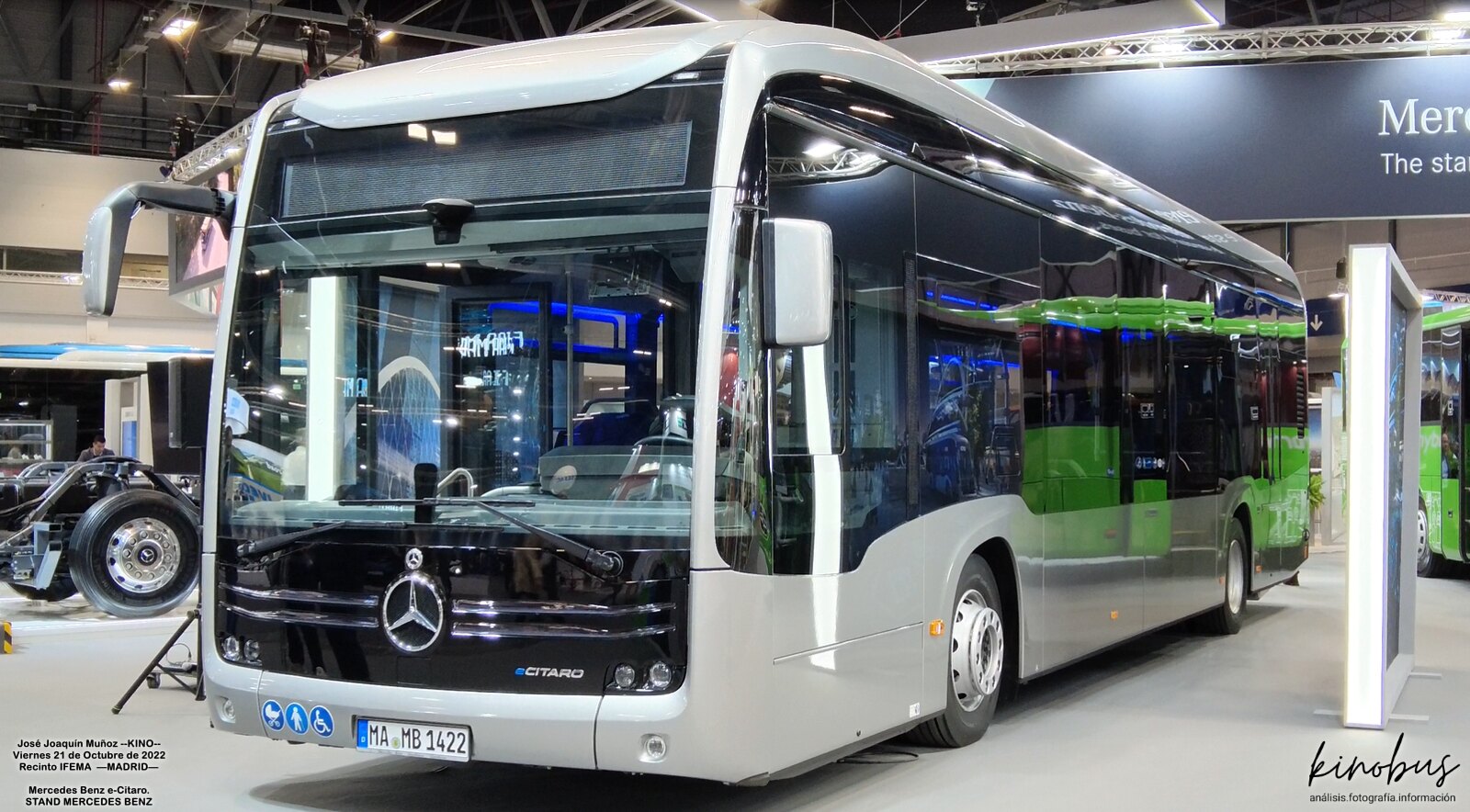Баден-Вюртемберг, Mercedes-Benz eCitaro № MA-MB 1422; Испания — Feria Internacional del Autobús y Autocar (IFEMA 2022)