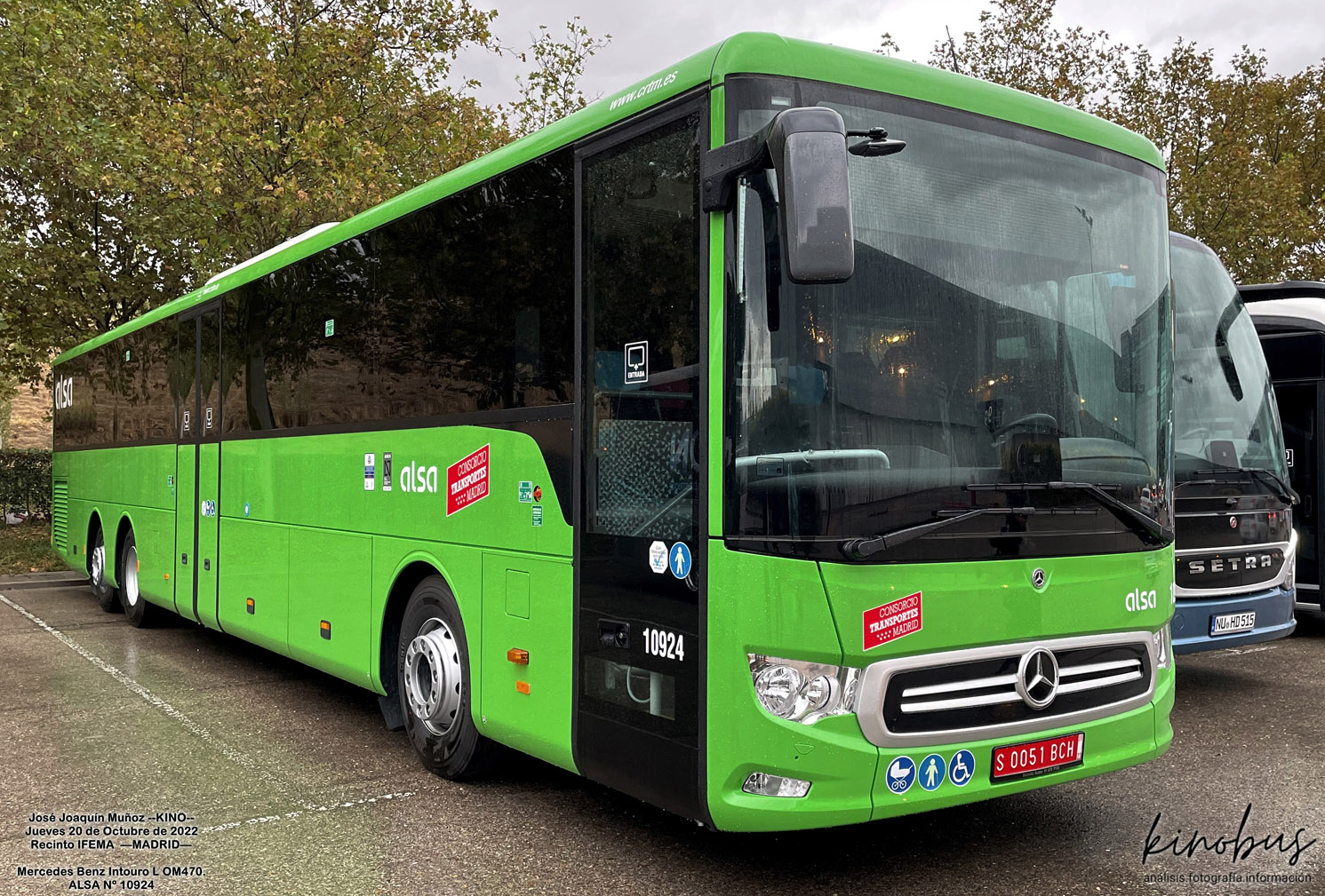 Испания, Mercedes-Benz Intouro III L № 10924; Испания — Feria Internacional del Autobús y Autocar (IFEMA 2022)