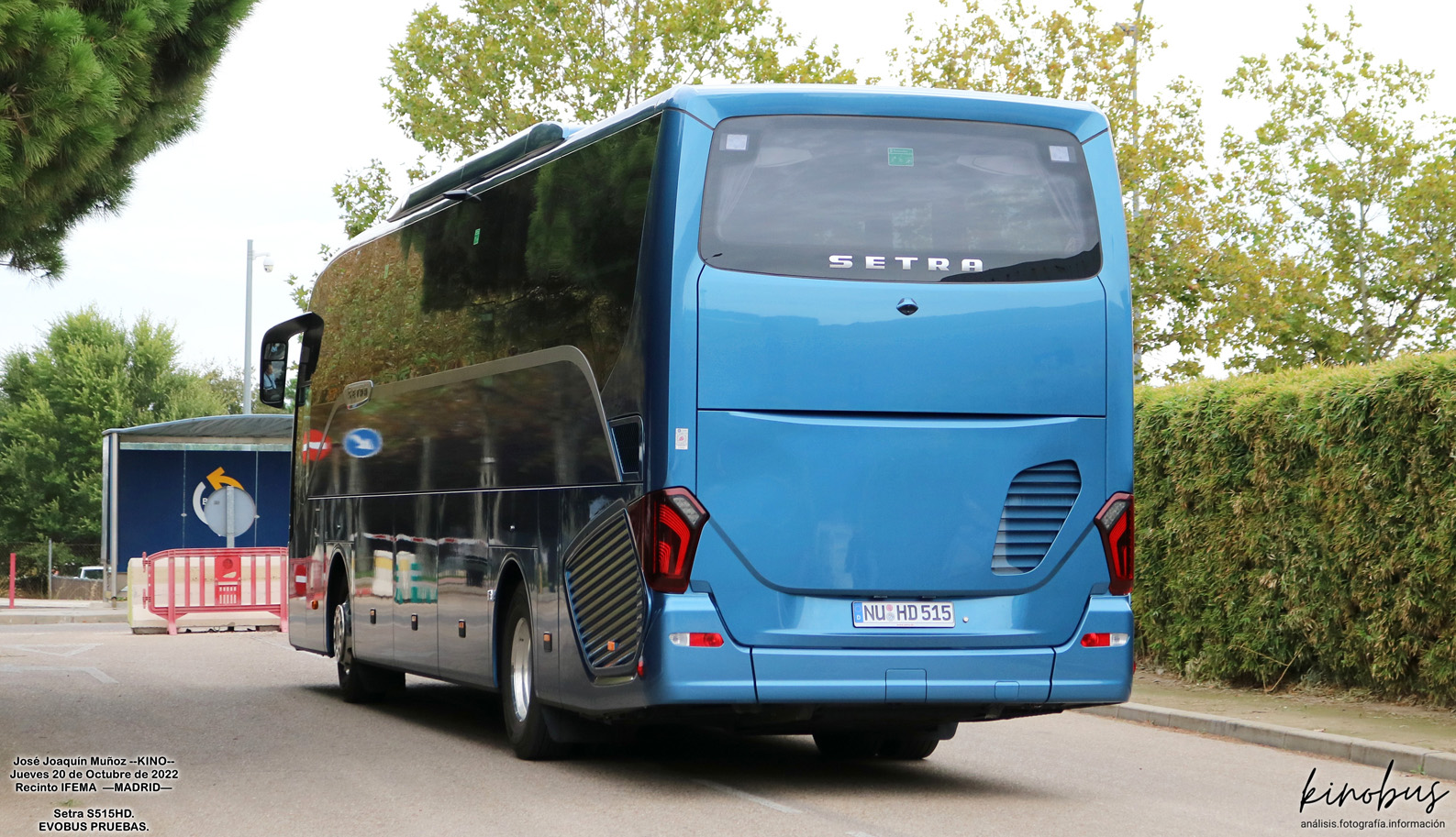 Баден-Вюртемберг, Setra S515HD facelift № NU-HD 515; Испания — Feria Internacional del Autobús y Autocar (IFEMA 2022)