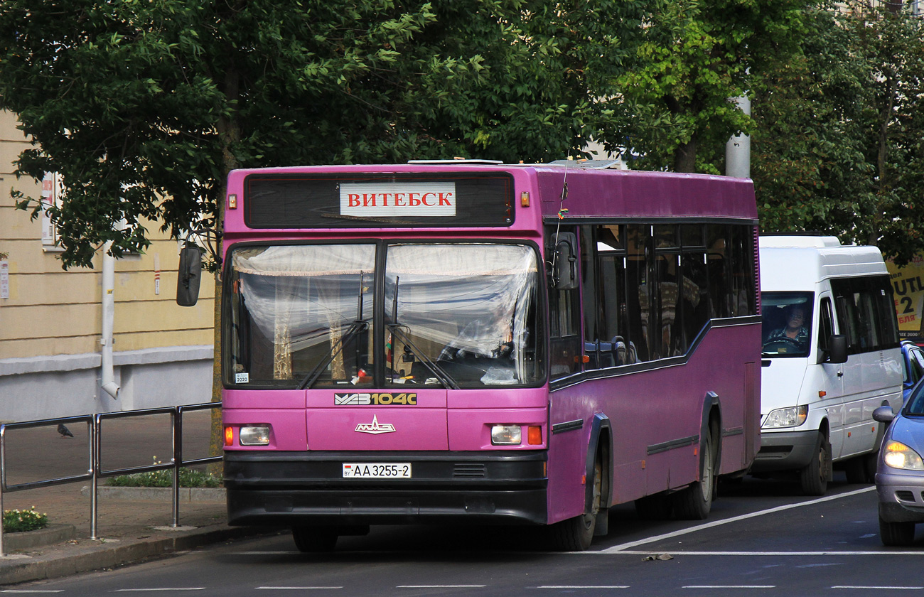 Витебская область, МАЗ-104.С21 № АА 3255-2